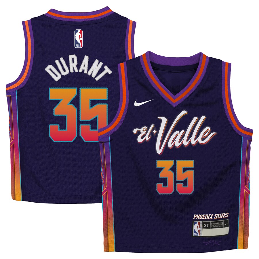 Infant Phoenix Suns Kevin Durant Nike Purple 2023/24 Swingman Replica Jersey - City Edition