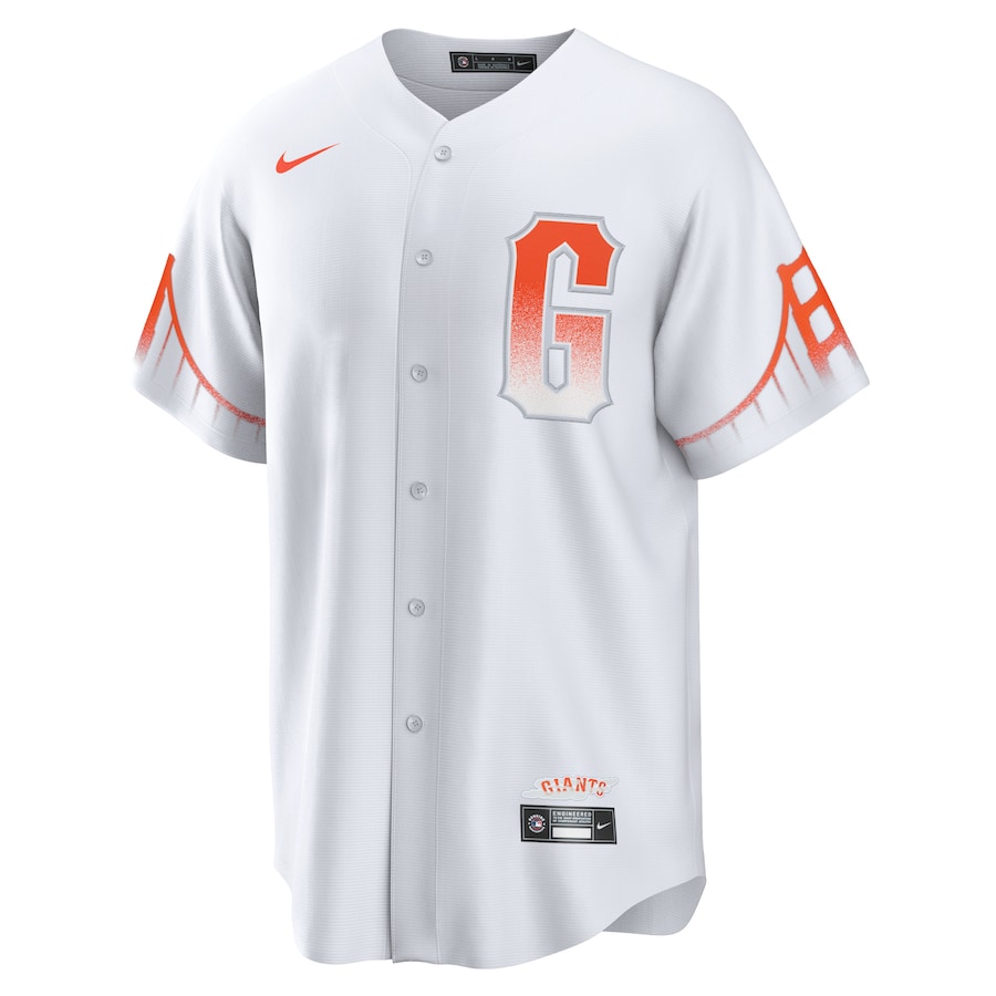 Men's San Francisco Giants Mike Yastrzemski White City Connect Replica Player Jersey