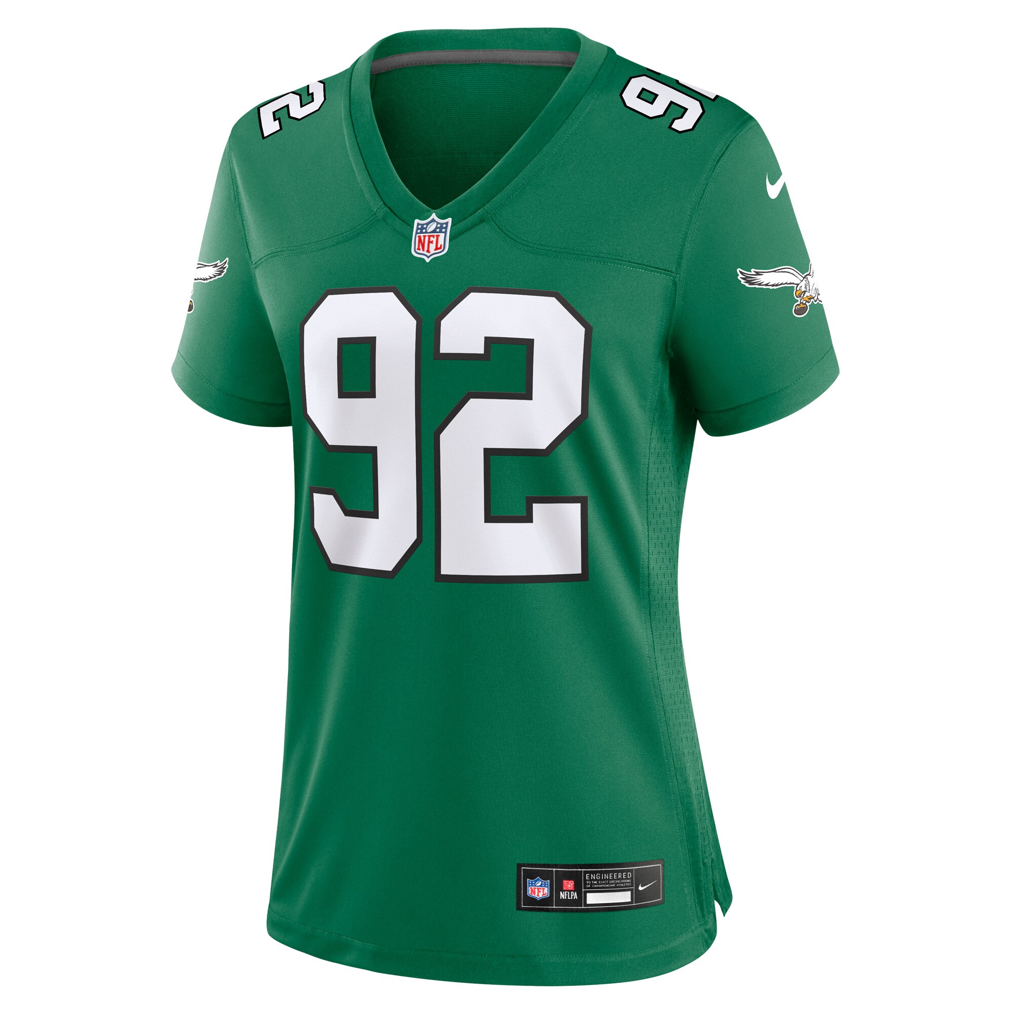 Reggie White Philadelphia Eagles Women's Alternate Game Jersey - Kelly Green