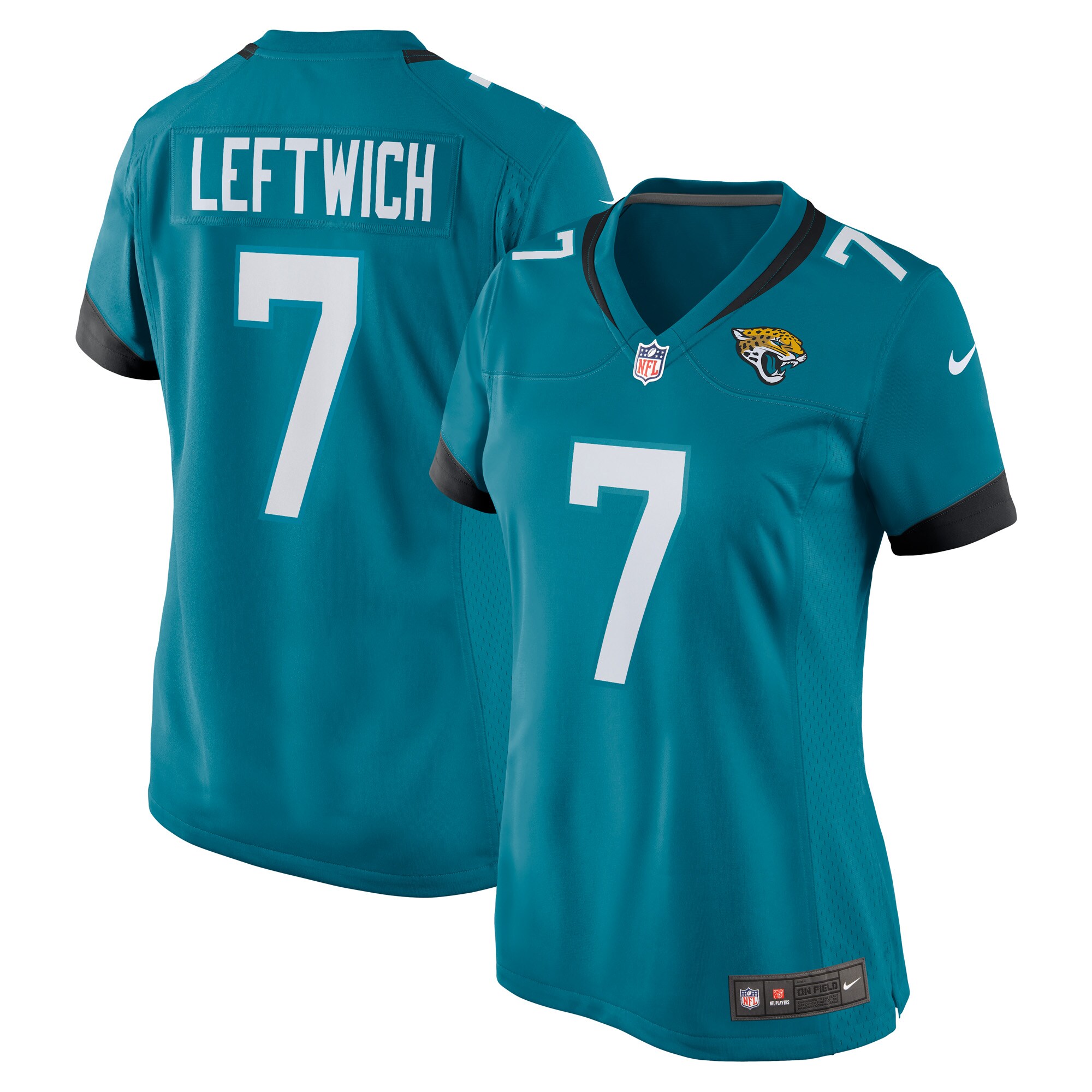 Byron Leftwich Jacksonville Jaguars Women's Retired Player Game Jersey - Teal