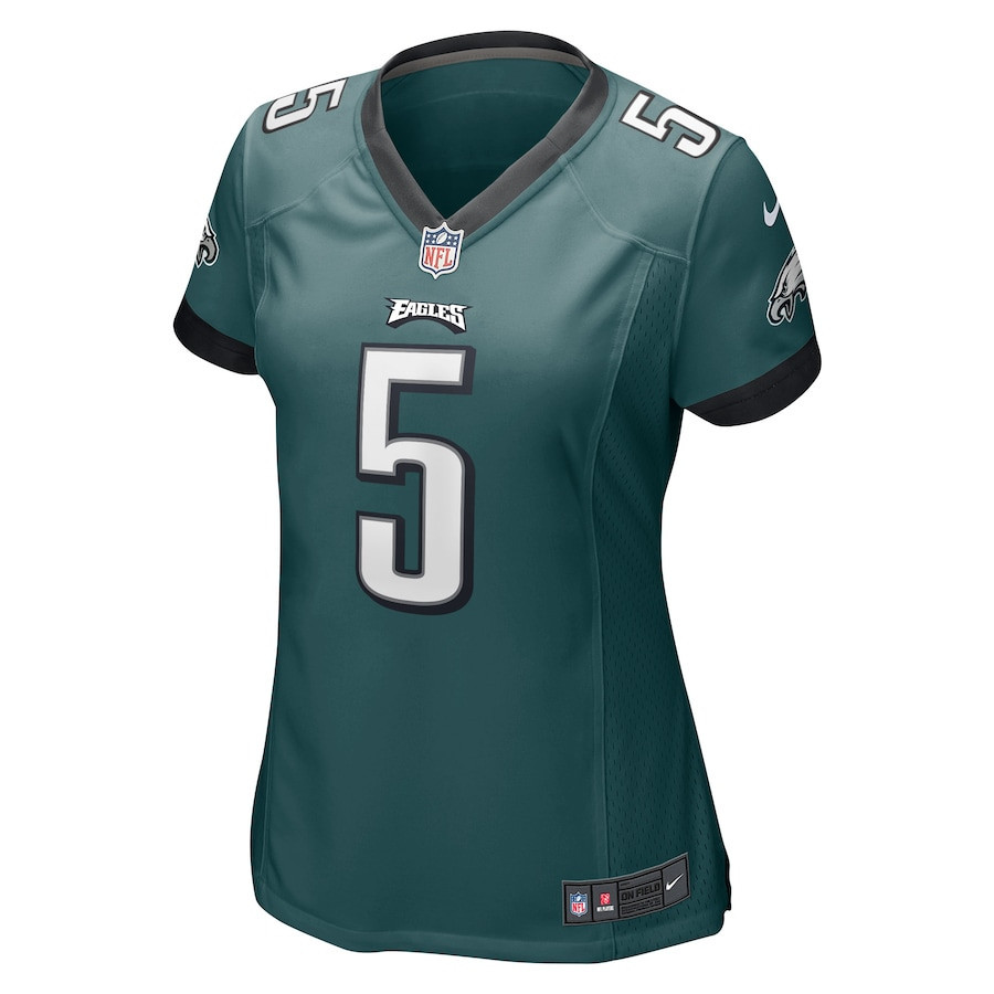 Donovan McNabb 5 Philadelphia Eagles Women Retired Jersey - Midnight Green