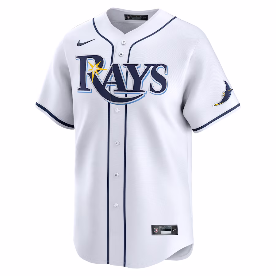 Youth Tampa Bay Rays Zach Eflin Nike White Home Limited Player Jersey