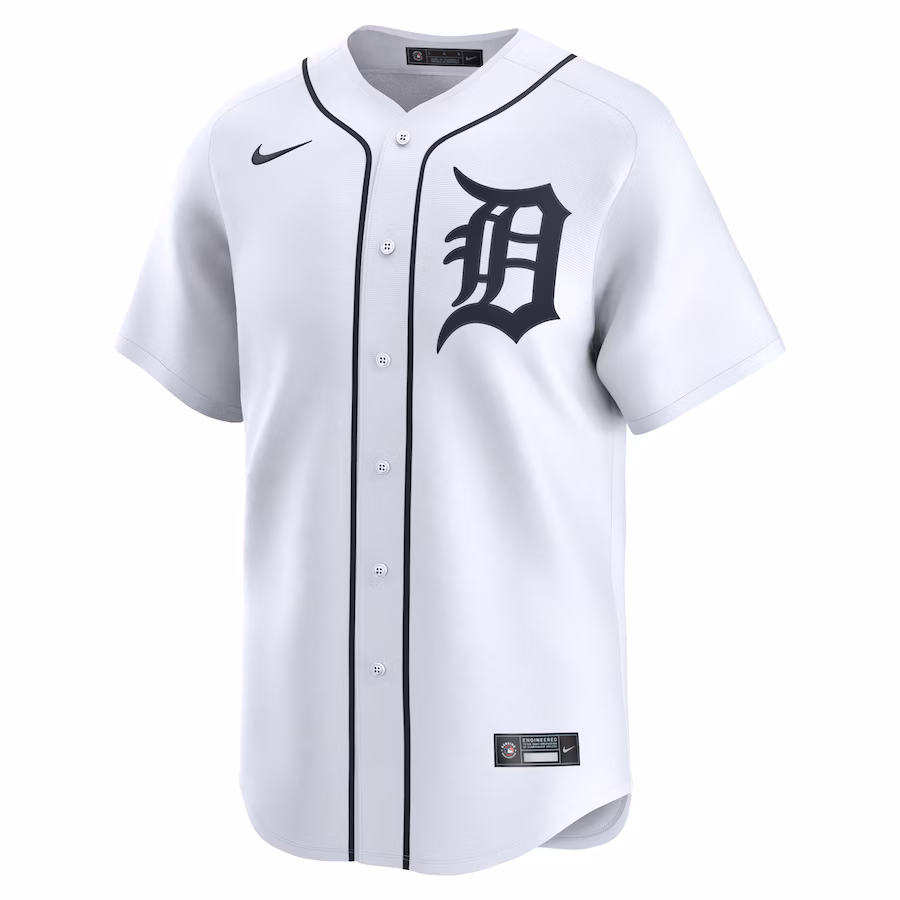 Youth Detroit Tigers Riley Greene Nike White Home Limited Player Jersey