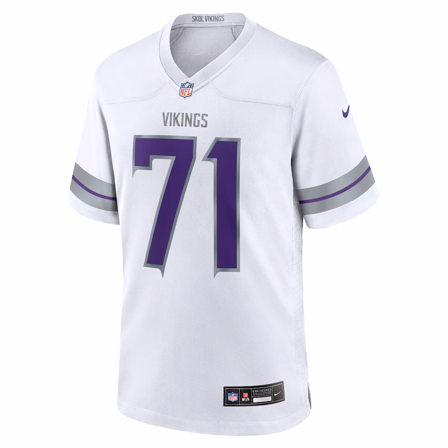Christian Darrisaw Minnesota Vikings Nike Alternate Game Jersey - White