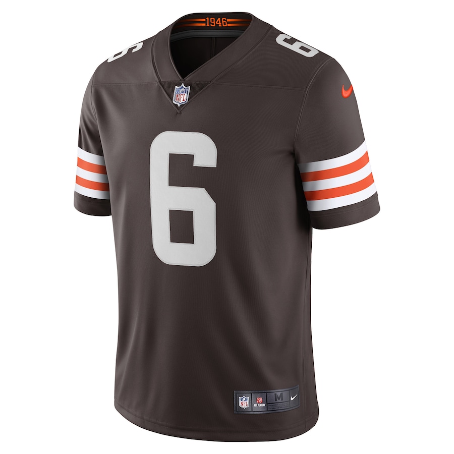 Mens Cleveland Browns Baker Mayfield Brown Vapor Limited Player Jersey