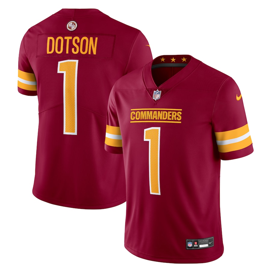 Mens Washington Commanders Jahan Dotson Burgundy Vapor Untouchable Limited Jersey