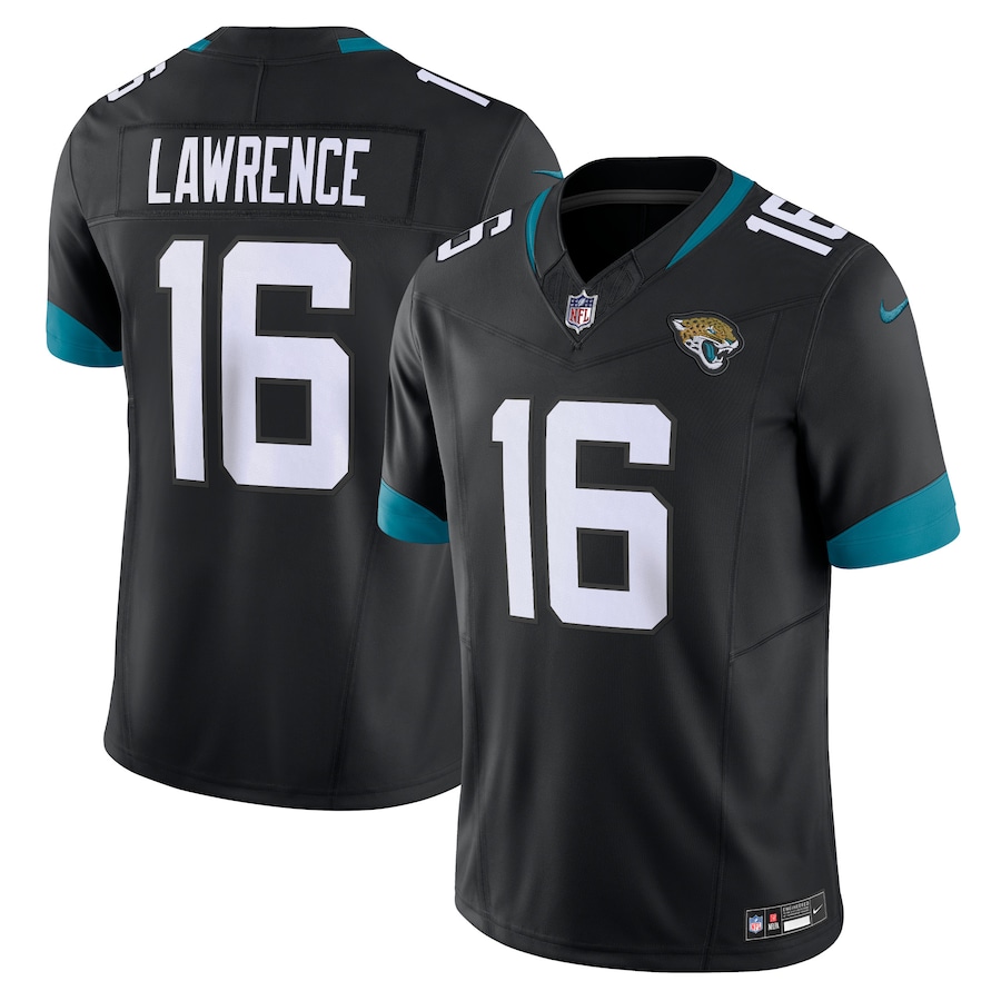 Mens Jacksonville Jaguars Trevor Lawrence Black Vapor F.U.S.E. Limited Jersey