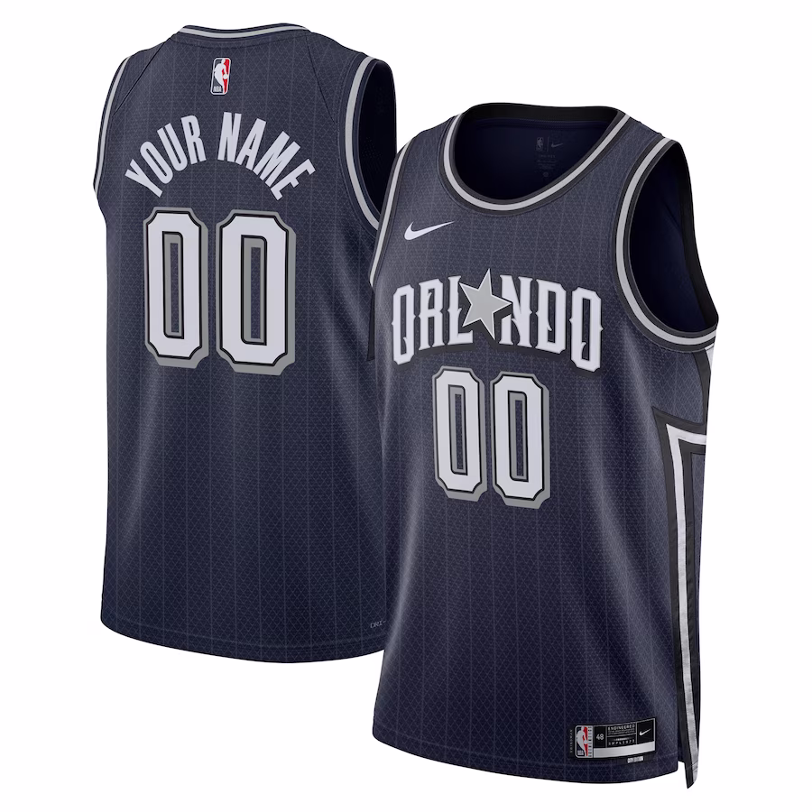 Unisex Orlando Magic Nike Navy 2023/24 Custom Swingman Jersey - City Edition