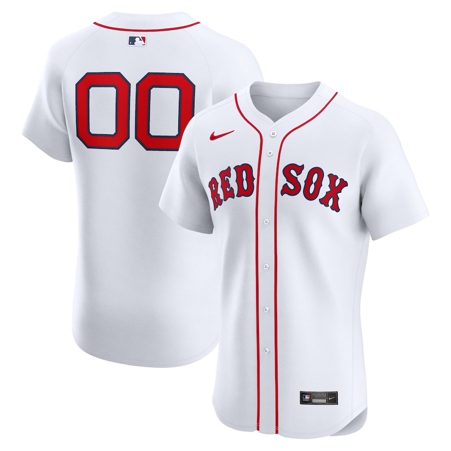 Men's Boston Red Sox White Home Elite Pick-A-Player Retired Roster Jersey