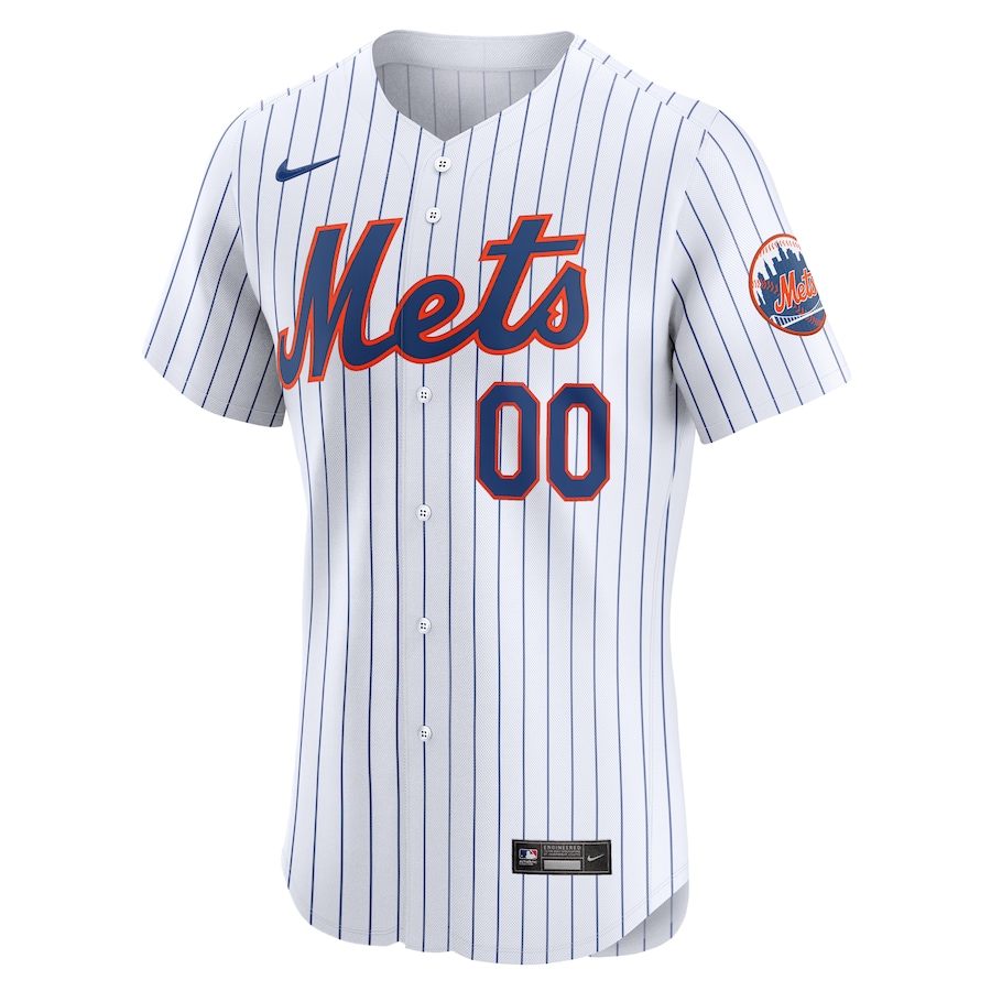 Men's New York Mets White Home Elite Pick-A-Player Retired Roster Jersey