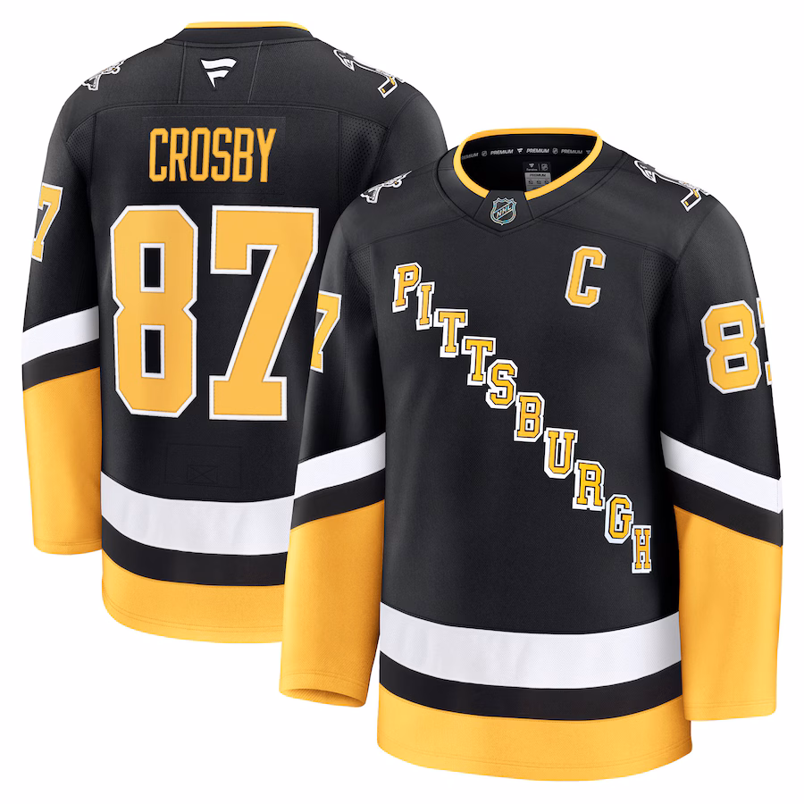 Sidney Crosby Pittsburgh Penguins Fanatics Alternate Premium Jersey - Black