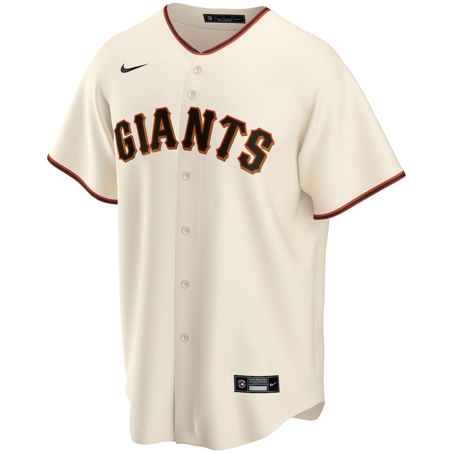 Men's San Francisco Giants Cream Home Pick-A-Player Retired Roster Replica Jersey