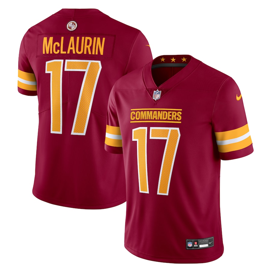 Mens Washington Commanders Terry McLaurin Burgundy Vapor Untouchable Limited Jersey