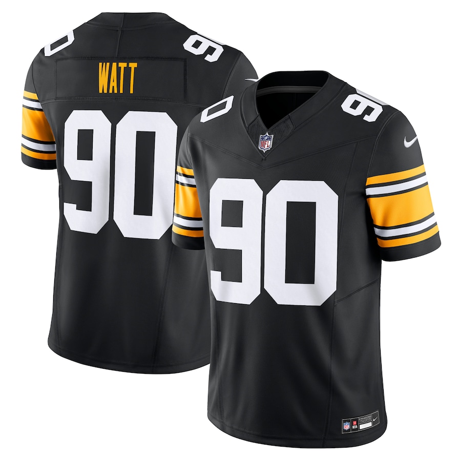Mens Pittsburgh Steelers T.J. Watt Black Vapor F.U.S.E. Limited Jersey