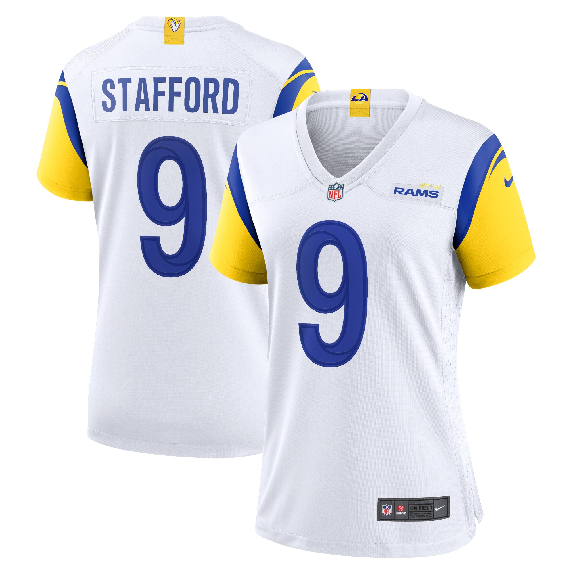 Matthew Stafford Los Angeles Rams Women's Alternate Game Jersey - White