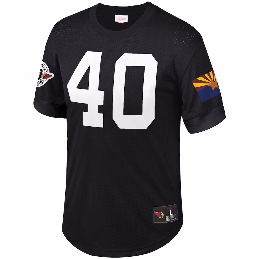 Pat Tillman Arizona Cardinals Mitchell & Ness Retired Player Name & Number Mesh Top - Black