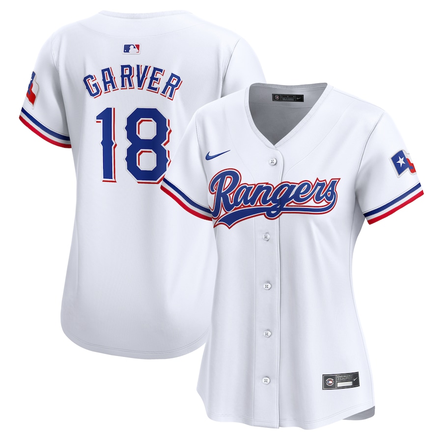 Youth Texas Rangers Mitch Garver Nike White Home Limited Player Jersey