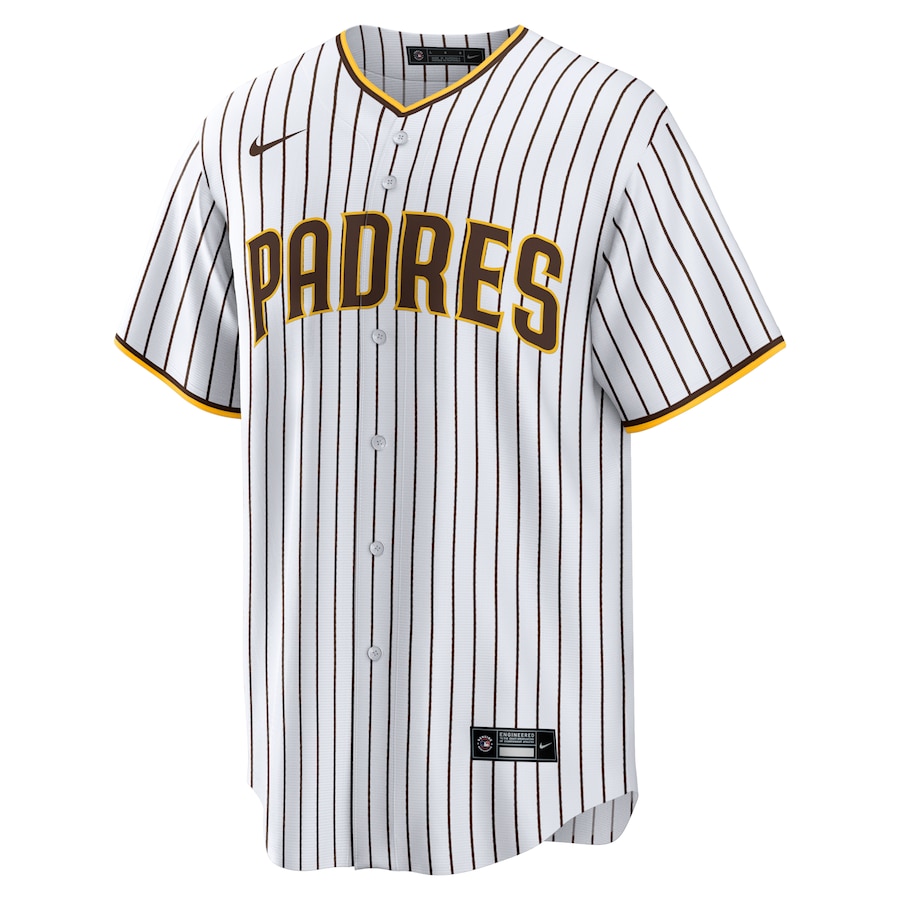 Men's San Diego Padres Xander Bogaerts White/Brown Home Official Replica Player Jersey