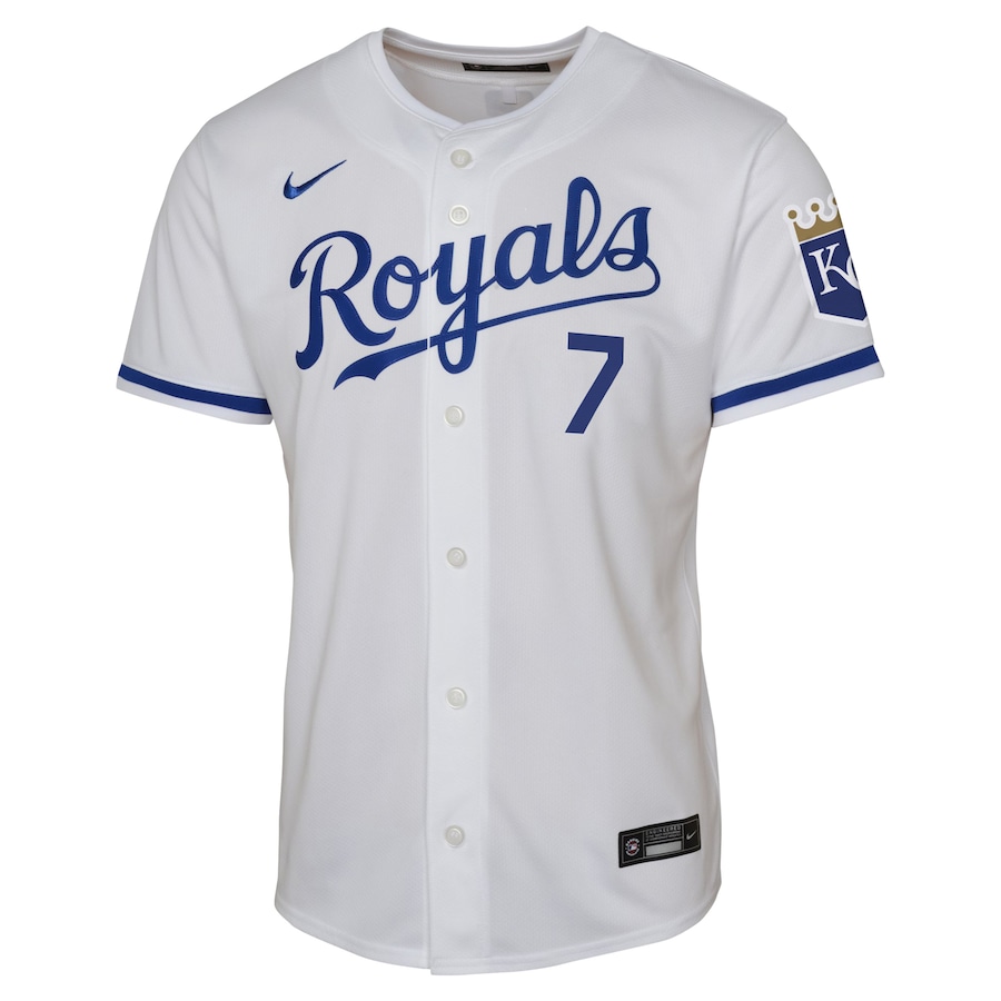 Youth Kansas City Royals Bobby Witt Jr. White Home Limited Player Jersey