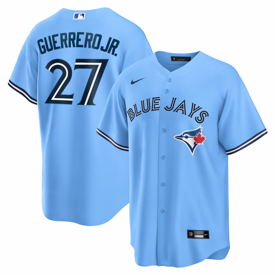 Youth Toronto Blue Jays Vladimir Guerrero Jr. Nike Powder Blue Alternate Replica Player Jersey