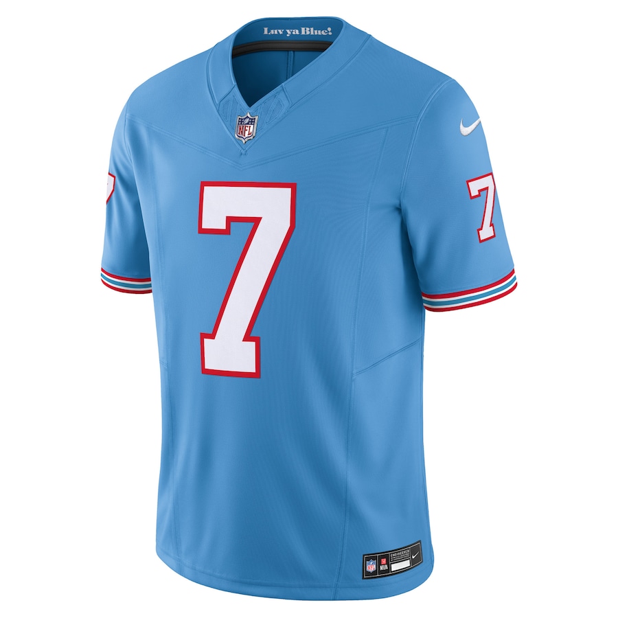 Mens Tennessee Titans Malik Willis Light Blue Vapor F.U.S.E. Limited Jersey
