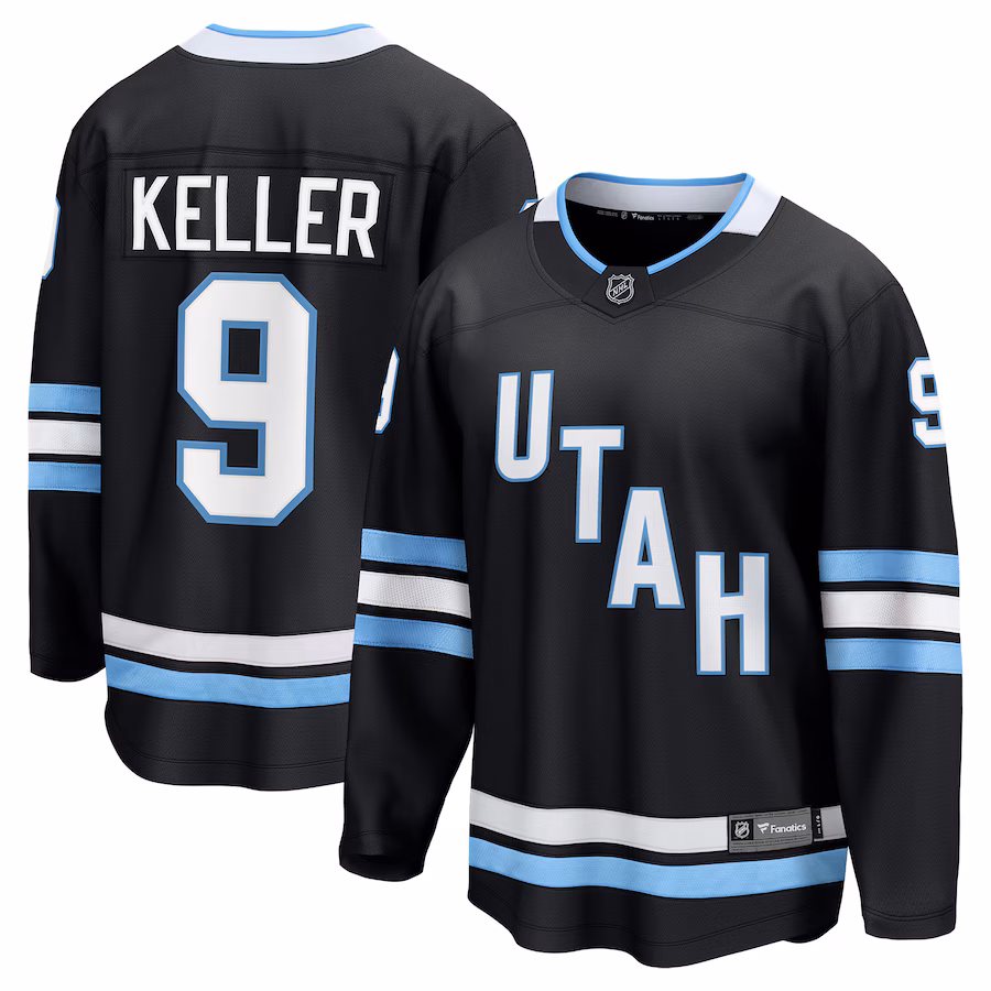 Clayton Keller Utah Hockey Club Fanatics Breakaway Player Jersey - Black