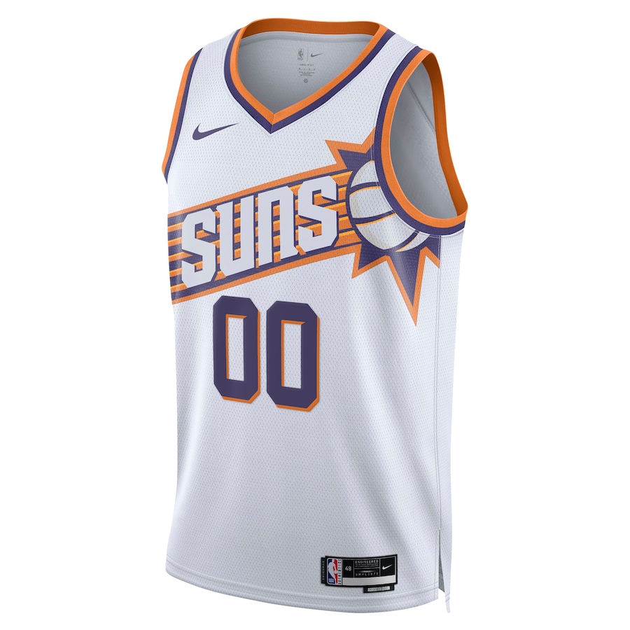 Unisex NBA Phoenix Suns White Swingman Custom Jersey - Association Edition