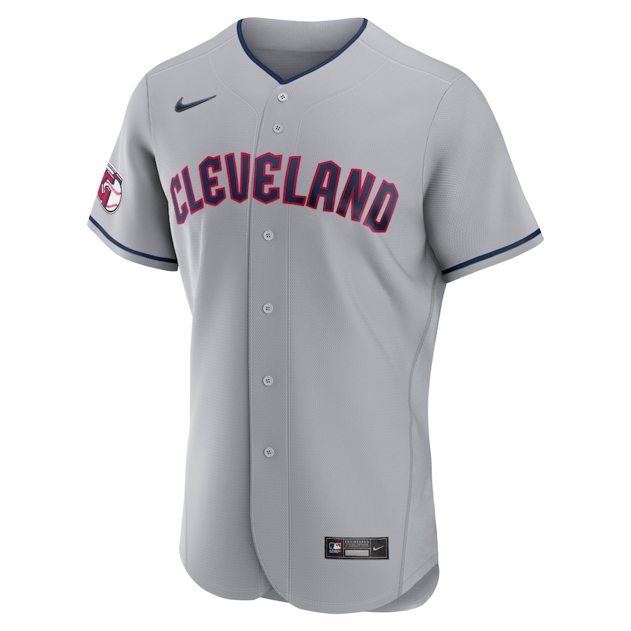 Men's Cleveland Guardians Gray 2023 Jackie Robinson Day Authentic Jersey