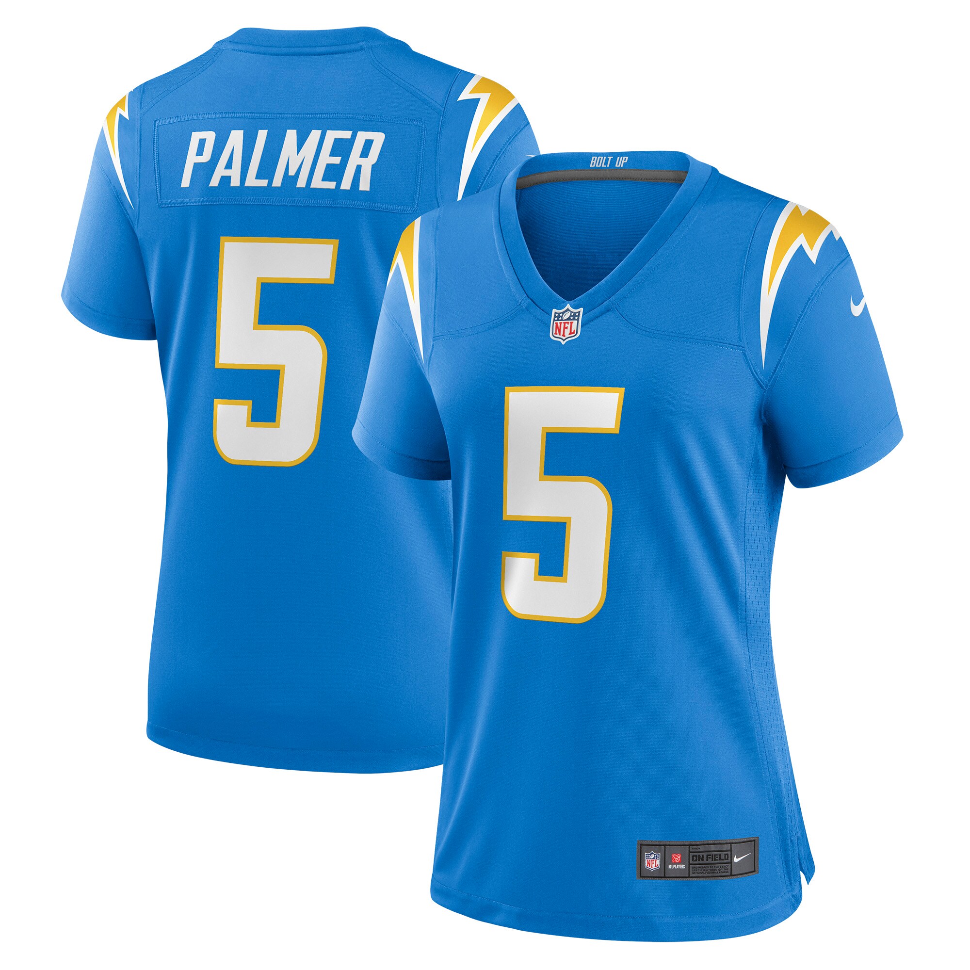 Joshua Palmer Los Angeles Chargers Women's Game Player Jersey - Powder Blue