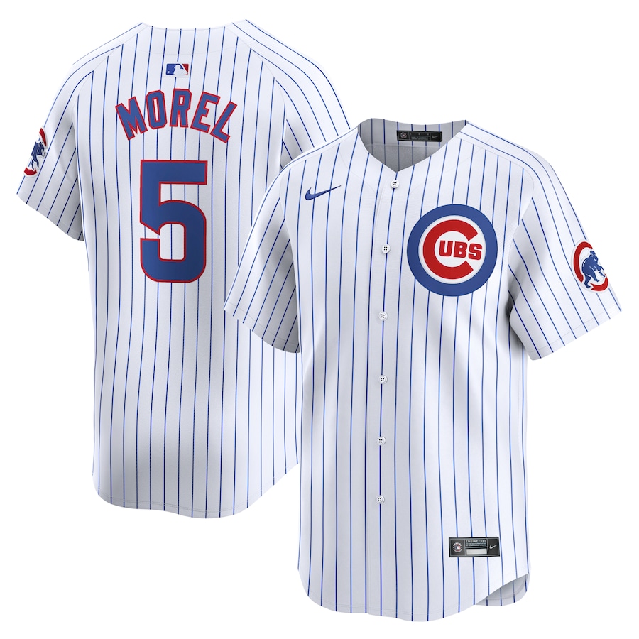 Men's Chicago Cubs Christopher Morel White Home Limited Player Jersey