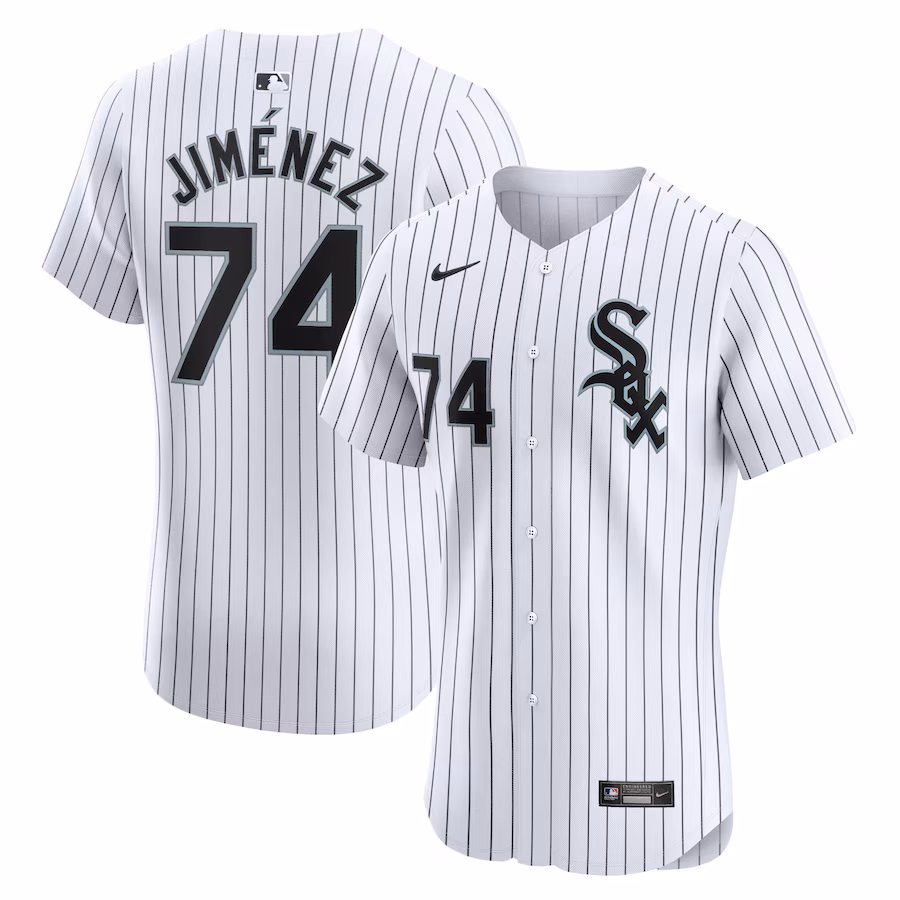 Youth Chicago White Sox Eloy Jimenez Nike White Home Elite Player Jersey