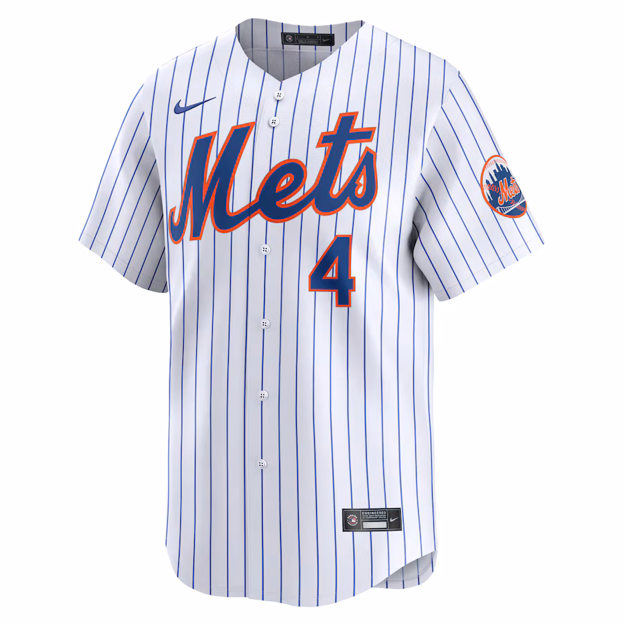 Youth New York Mets Francisco Alvarez Nike White Home Limited Player Jersey
