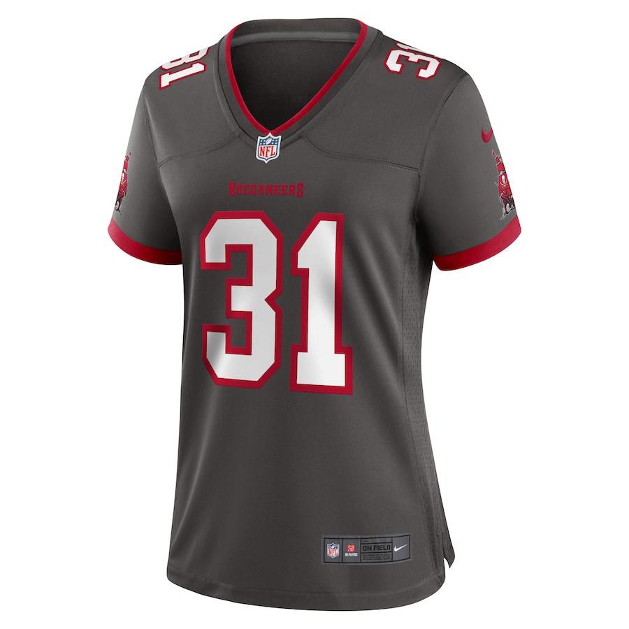 Antoine Winfield Jr. 31 Tampa Bay Buccaneers Women Game Jersey - Pewter