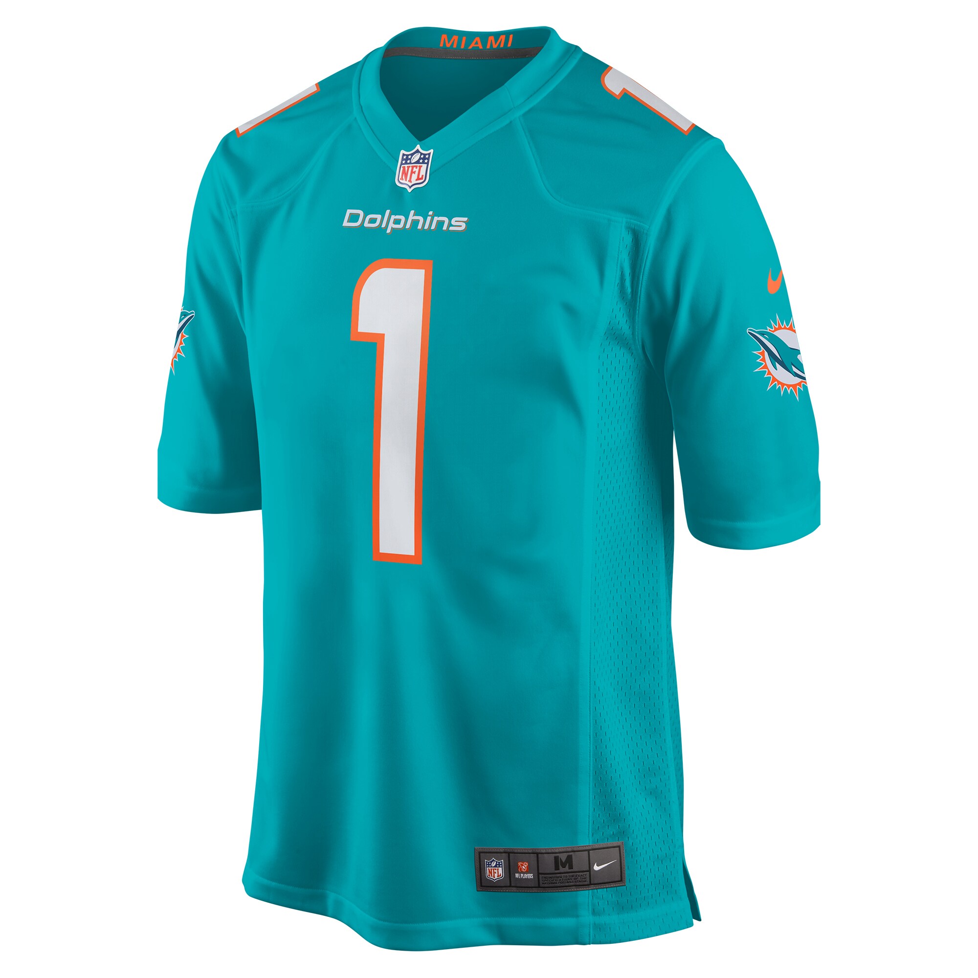Chop Robinson Miami Dolphins 2024 NFL Draft First Round Pick Player Game Jersey - Aqua