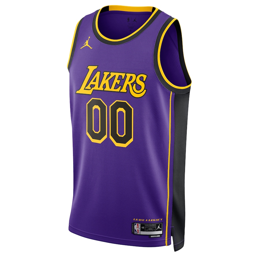 Unisex NBA Los Angeles Lakers Jordan Brand Purple 2022/23 Swingman Custom Jersey - Statement Edition