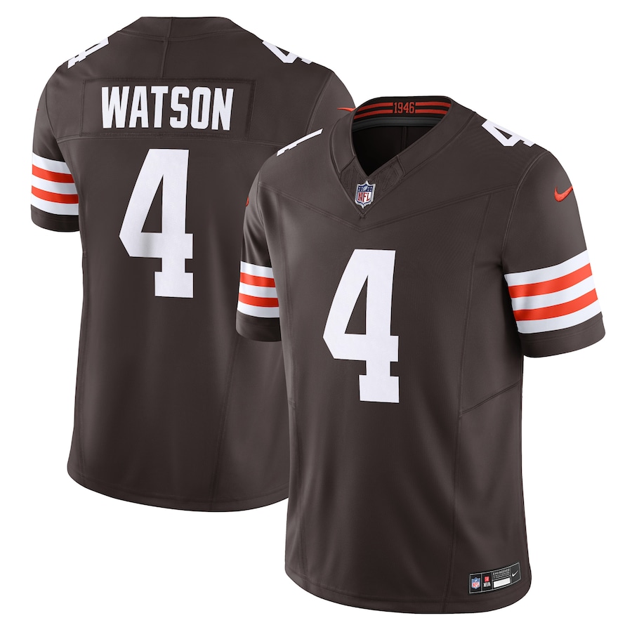 Mens Cleveland Browns Deshaun Watson Brown Vapor F.U.S.E. Limited Jersey
