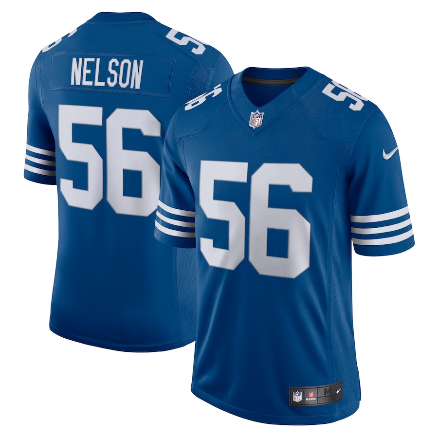 Mens Indianapolis Colts Quenton Nelson Royal Alternate Vapor Limited Jersey