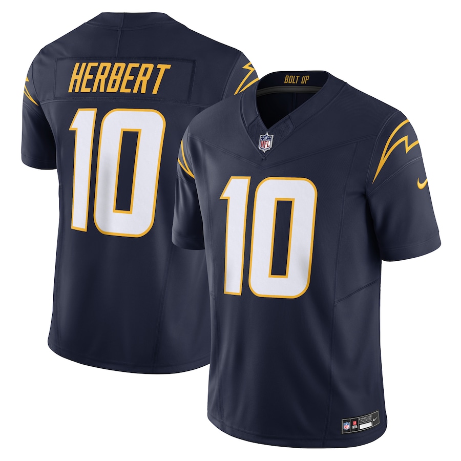 Mens Los Angeles Chargers Justin Herbert Navy Vapor F.U.S.E. Limited Jersey