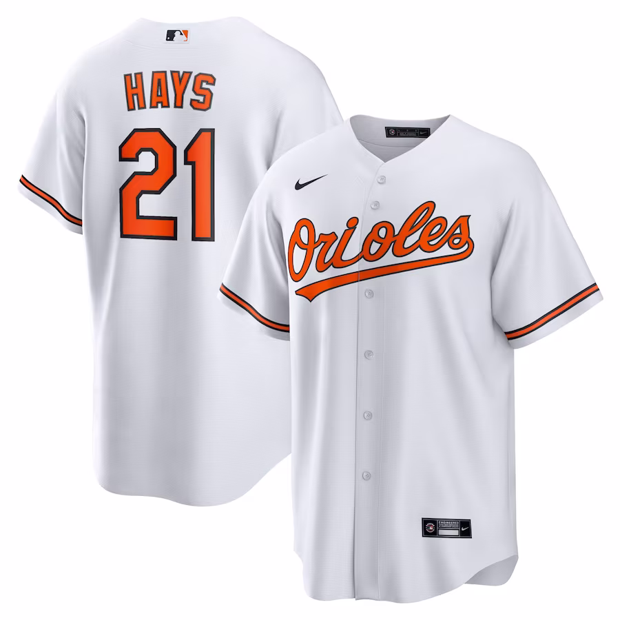 Women's Baltimore Orioles Austin Hays Nike White Replica Player Jersey
