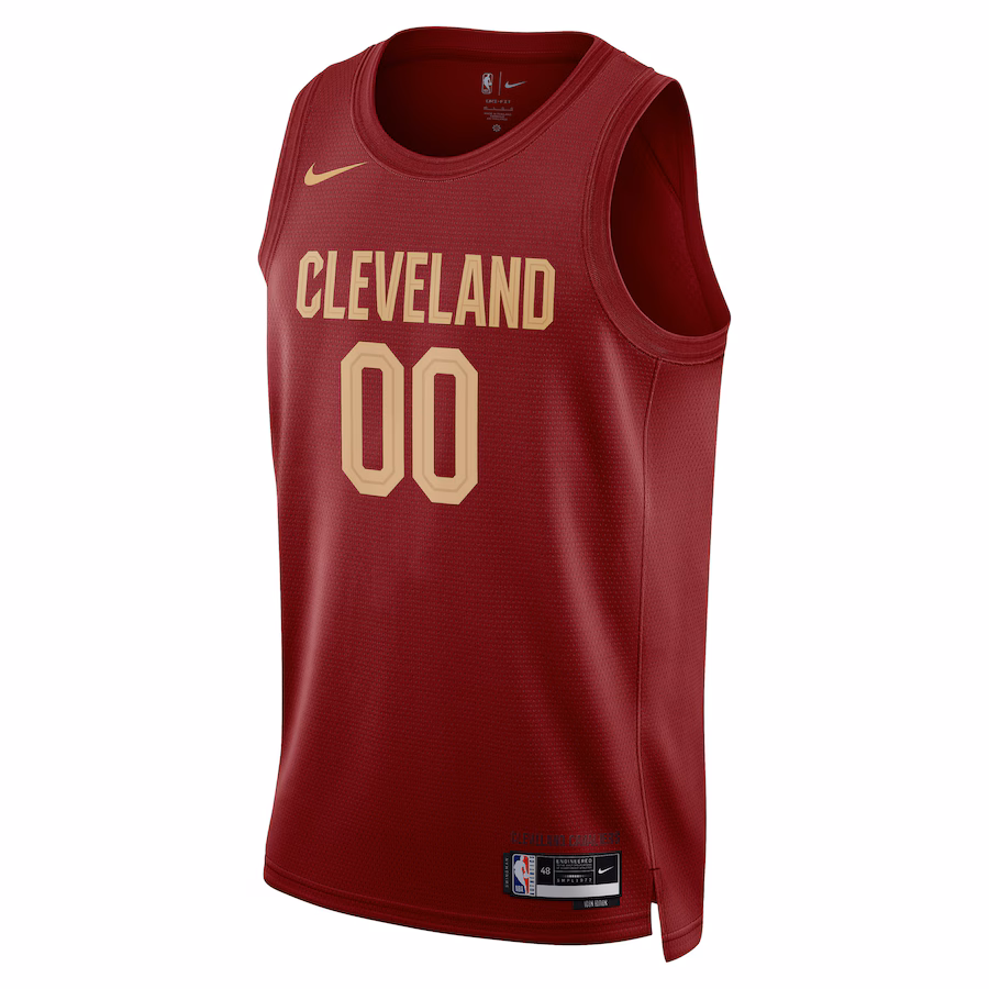 Cleveland Cavaliers Nike Unisex Swingman Custom Jersey Burgundy - Icon Edition