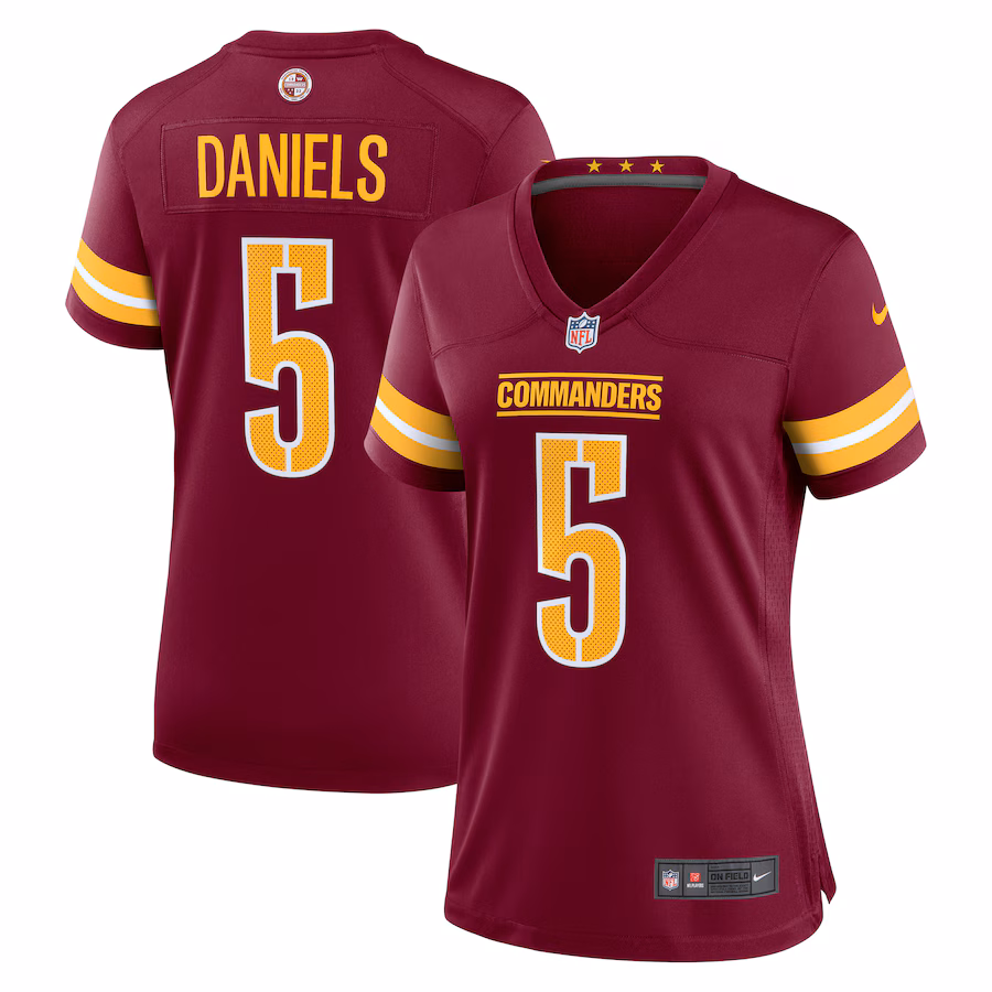 Jayden Daniels Washington Commanders Nike Women's Player Game Jersey - Burgundy