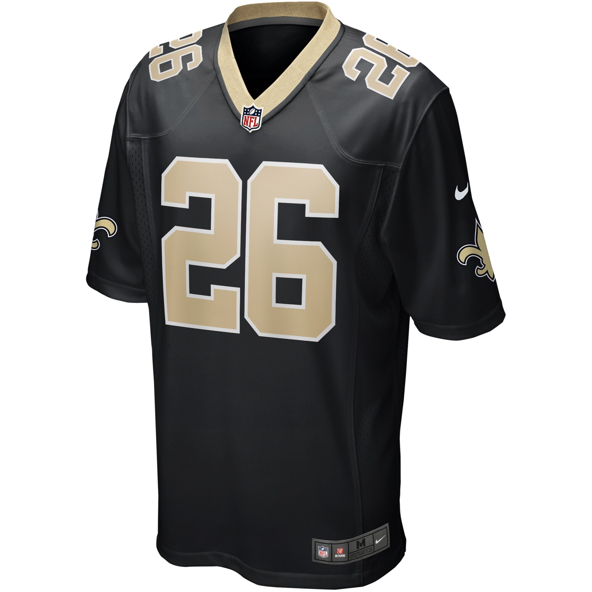 Deuce McAllister New Orleans Saints Game Retired Player Jersey - Black