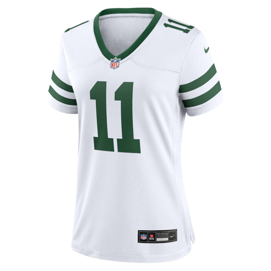 Womens New York Jets Jermaine Johnson II Spotlight White Alternate Game Jersey