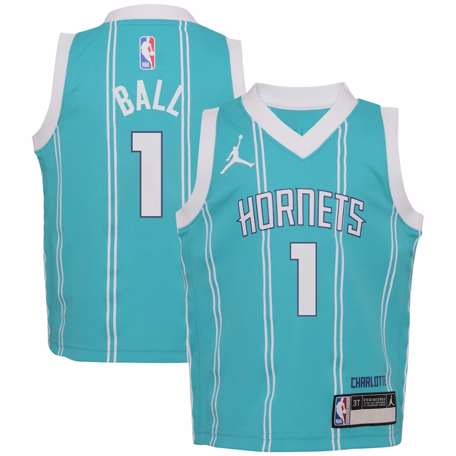 Infant Charlotte Hornets LaMelo Ball Jordan Brand Teal Swingman Player Jersey - Icon Edition