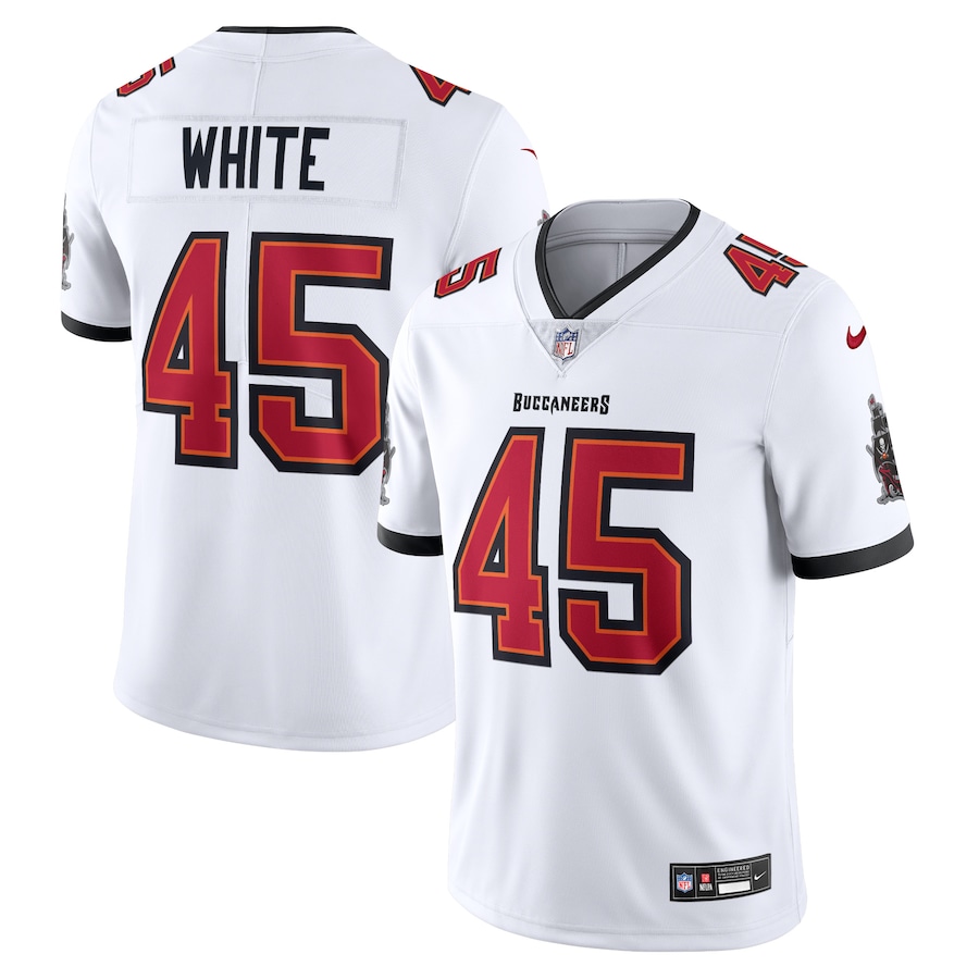 Mens Tampa Bay Buccaneers Devin White White Vapor Untouchable Limited Jersey