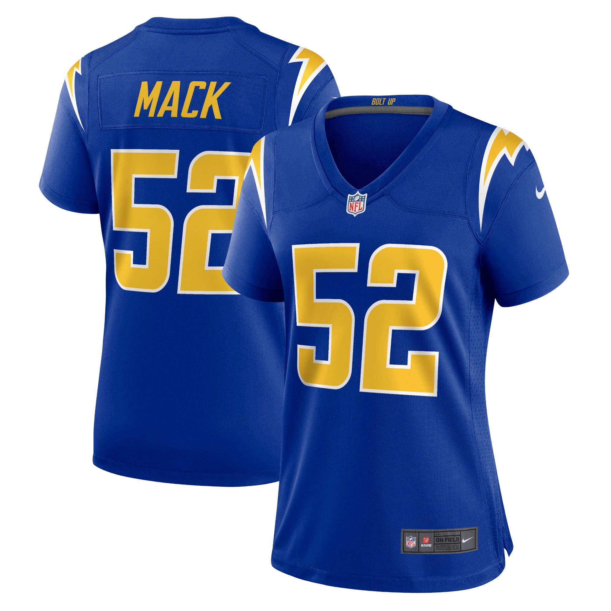 Khalil Mack Los Angeles Chargers Women's Alternate Game Jersey - Royal