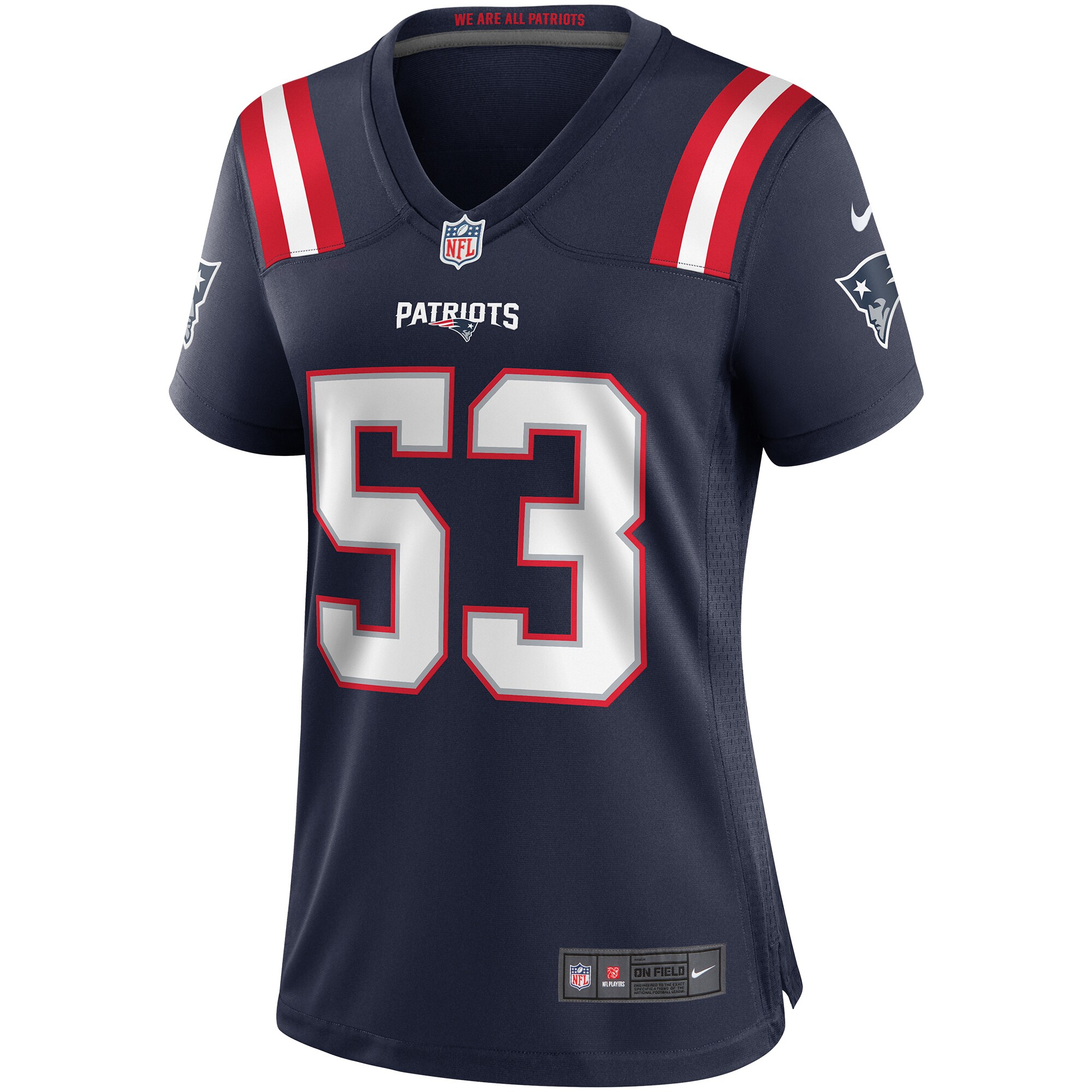 Chris Slade New England Patriots Women's Game Retired Player Jersey - Navy