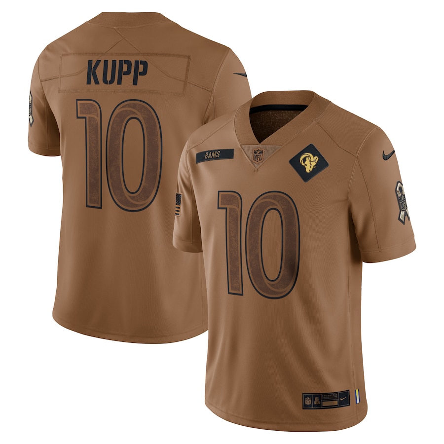 Mens Los Angeles Rams Cooper Kupp Brown 2023 Salute To Service Limited Jersey
