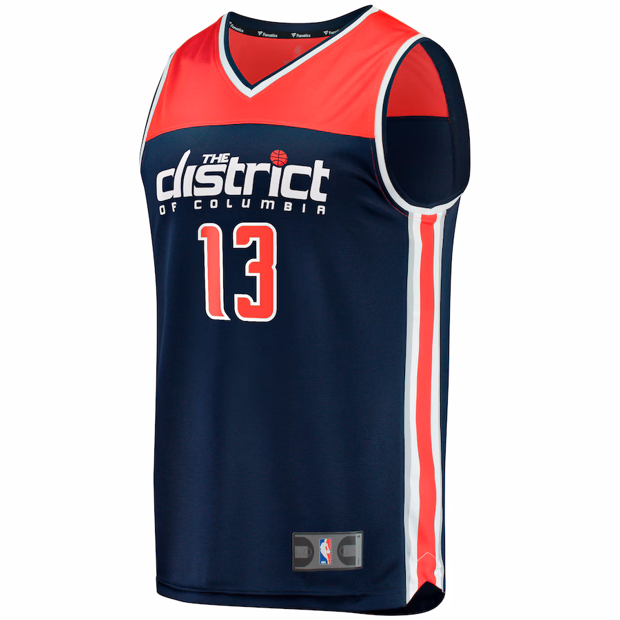 Jordan Poole Washington Wizards Fanatics Fast Break Player Jersey - Statement Edition - Navy