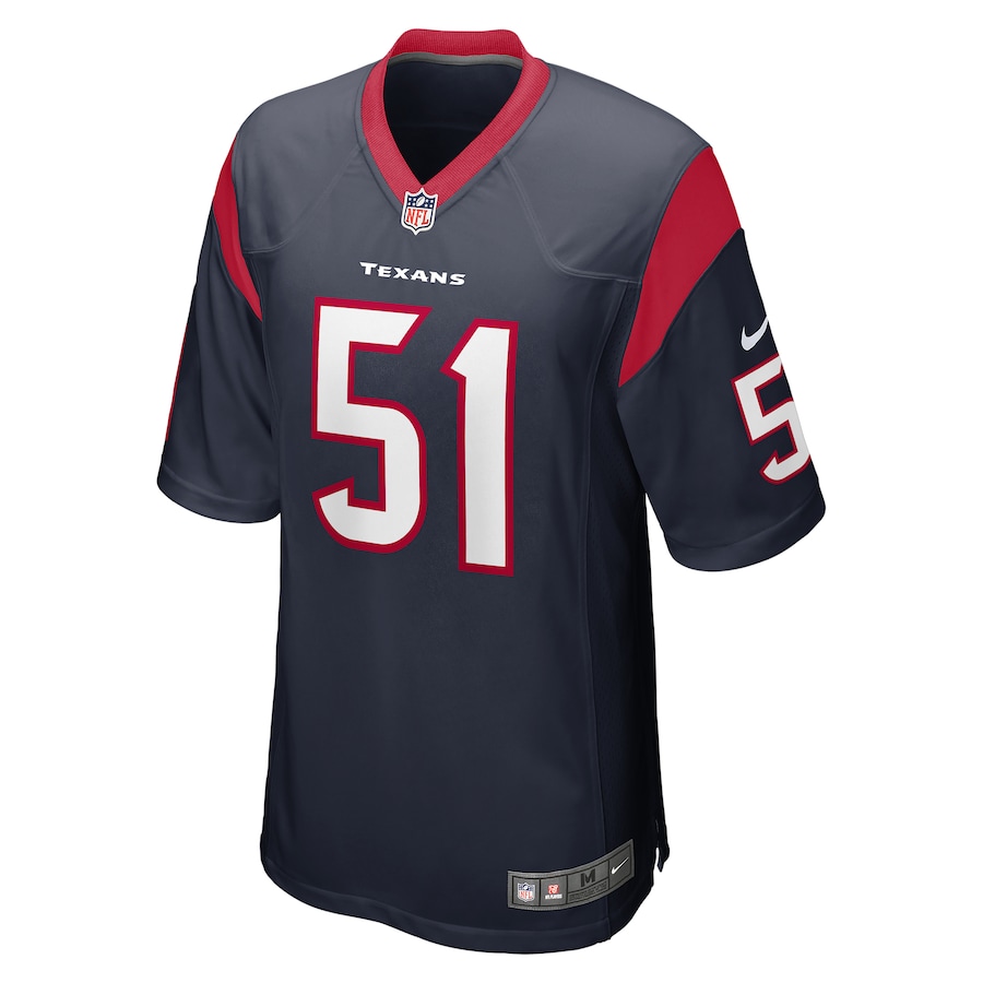 Mens Houston Texans Will Anderson Jr. Navy 2023 Draft First Round Pick Game Jersey